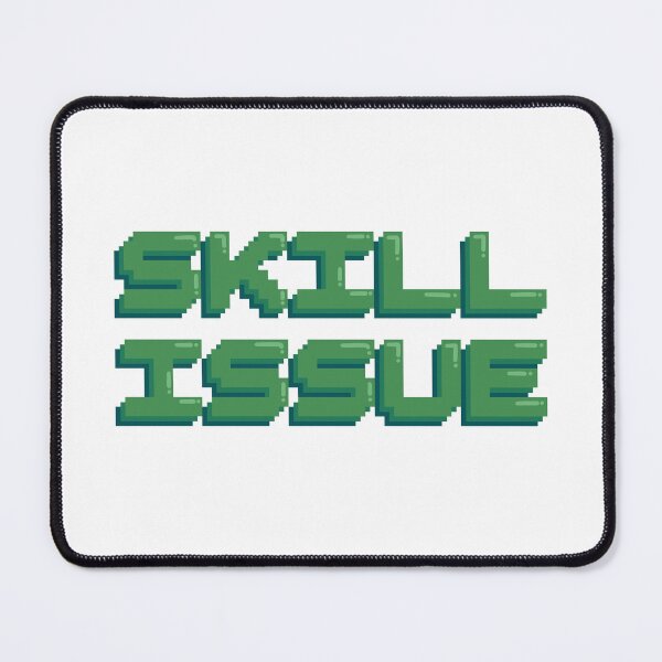 Item preview, Skill Issue Gaming Quote Pixel Art Decal designed and sold by alexmaushaus.