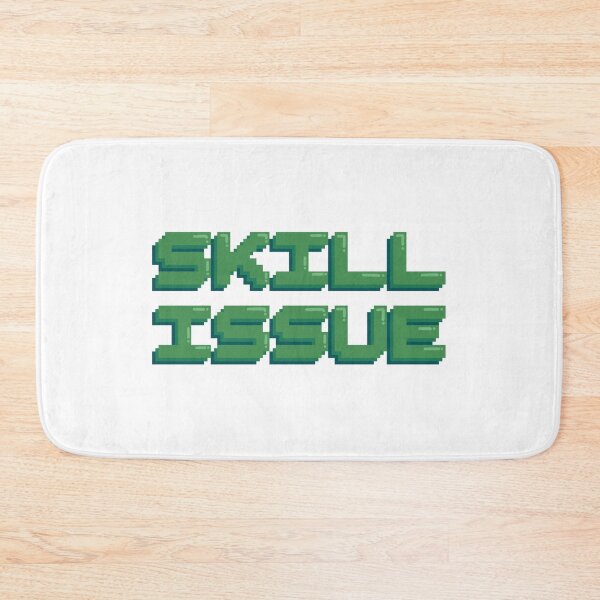 Item preview, Skill Issue Gaming Quote Pixel Art Decal designed and sold by alexmaushaus.