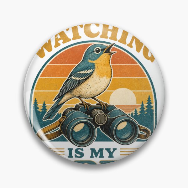 Artikelvorschau, Bird Watching Is My Cardio Vintage Vogel entworfen und verkauft von BoosterShop.