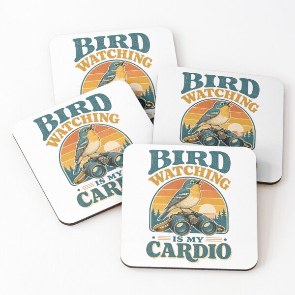 Artikelvorschau, Bird Watching Is My Cardio Vintage Vogel entworfen und verkauft von BoosterShop.