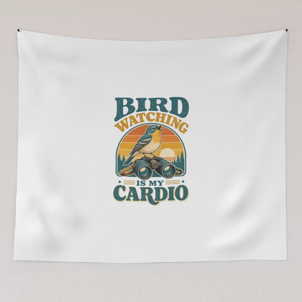 Artikelvorschau, Bird Watching Is My Cardio Vintage Vogel entworfen und verkauft von BoosterShop.