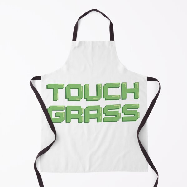Item preview, Touch Grass Gaming Quote Pixel Art Decal designed and sold by alexmaushaus.