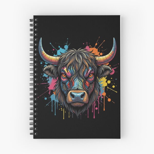 Item preview, Cyberpunk Highland Cow Neon Circuit Art designed and sold by TshirtsOnline-.