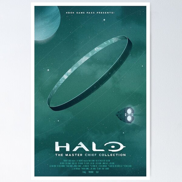 Item preview, Halo Vintage Legendary: UNSC Master Chief Silhouette and Iconic Gaming Quotes Fan Art designed and sold by benja-08.