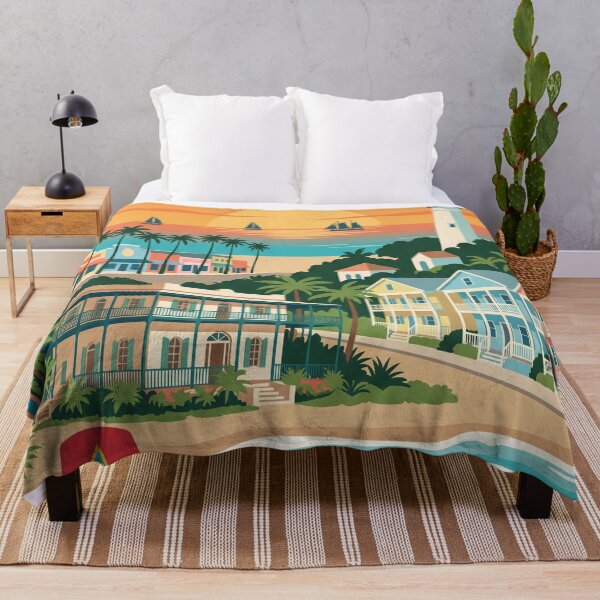 Item preview, Key West Florida Vintage Travel Poster designed and sold by Bomax121.