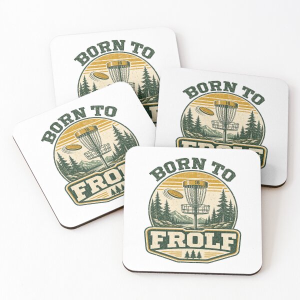 Item preview, Born To Frolf Vintage Disc Golf Saying designed and sold by BoosterShop.