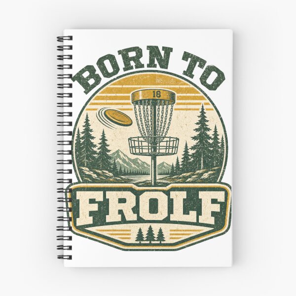 Item preview, Born To Frolf Vintage Disc Golf Saying designed and sold by BoosterShop.