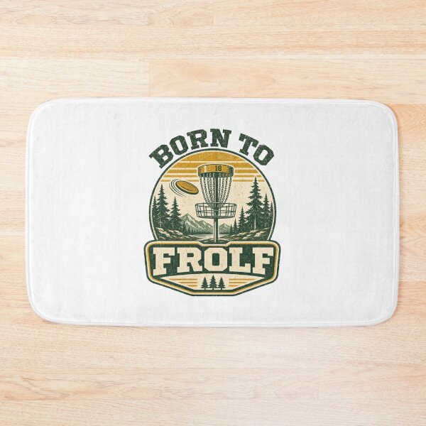 Item preview, Born To Frolf Vintage Disc Golf Saying designed and sold by BoosterShop.