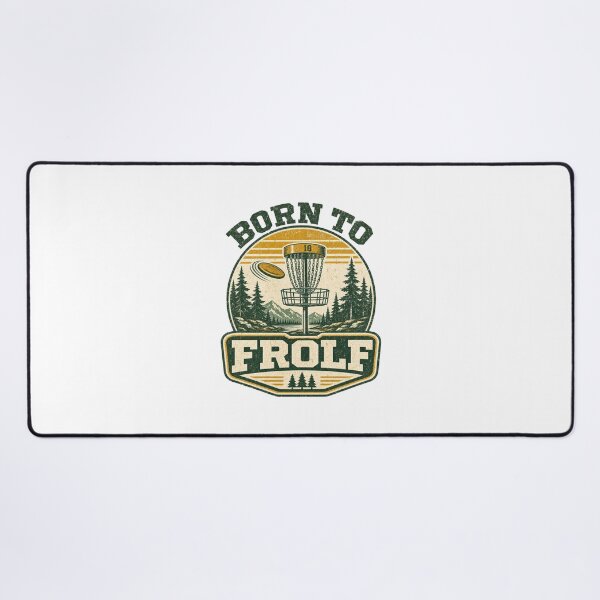 Item preview, Born To Frolf Vintage Disc Golf Saying designed and sold by BoosterShop.