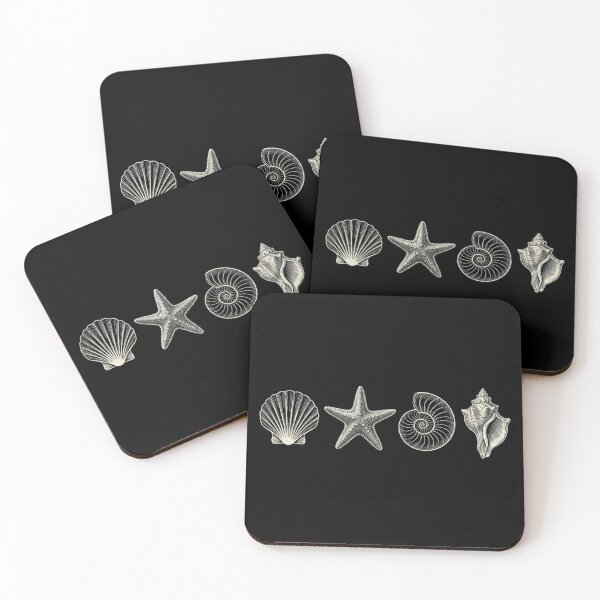 Item preview, Vintage Seashells Line Art Botanical Sea Life Engraving designed and sold by PACS0011.