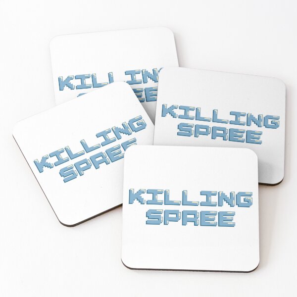 Item preview, Killing Spree Gaming Quote Pixel Art Decal designed and sold by alexmaushaus.