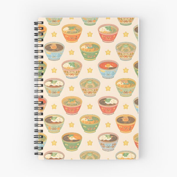 Item preview, Cute Anime Ramen and Stars Kawaii Pattern designed and sold by tokstoremx.