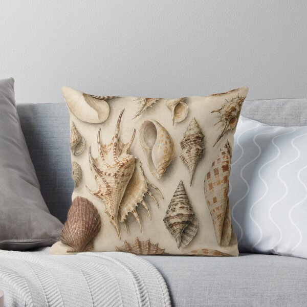 Item preview, Vintage Seashell Cabinet of Curiosities Print | Coastal Naturalist Wall Art | Antique Shell Illustration designed and sold by SoftSpaceDesign.