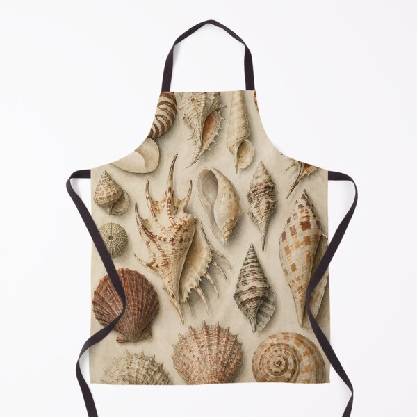 Item preview, Vintage Seashell Cabinet of Curiosities Print | Coastal Naturalist Wall Art | Antique Shell Illustration designed and sold by SoftSpaceDesign.