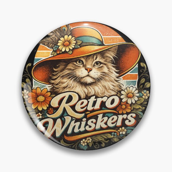 Item preview, . Retro Whiskers (1970s)  designed and sold by Tipsy24.