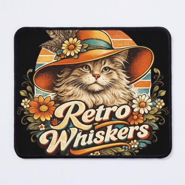 Item preview, . Retro Whiskers (1970s) designed and sold by Tipsy24.