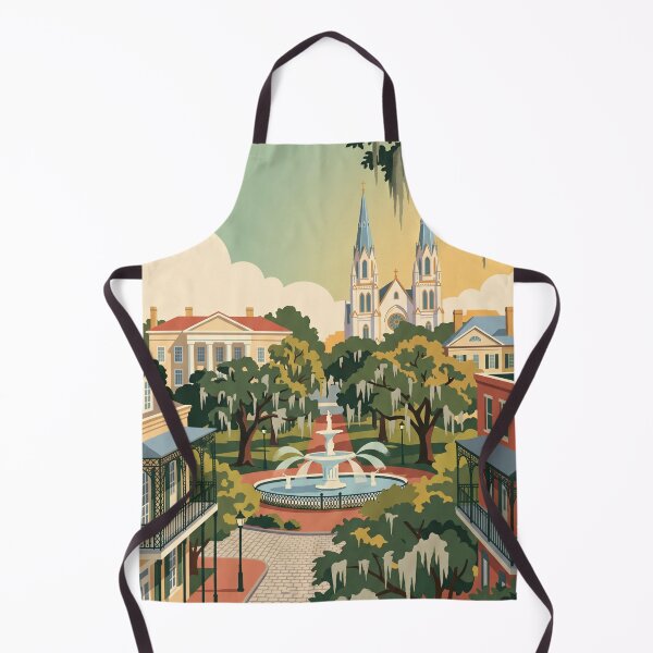 Item preview, Savannah Georgia Vintage Travel Poster designed and sold by Bomax121.