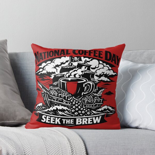 Item preview, Seek The Brew National Coffee Day Pirate Adventure designed and sold by irfanshikh.
