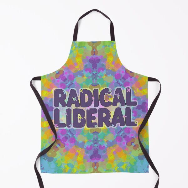 Item preview, Radical Liberal | Political Art Print | Groovy Protest Sticker designed and sold by RareSquareBearArts.