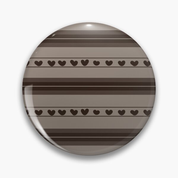 Item preview, Light Brown & Dark Brown Hearts in Stripes designed and sold by KSimpson838.