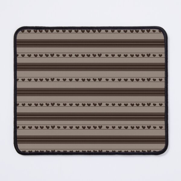Item preview, Light Brown & Dark Brown Hearts in Stripes designed and sold by KSimpson838.