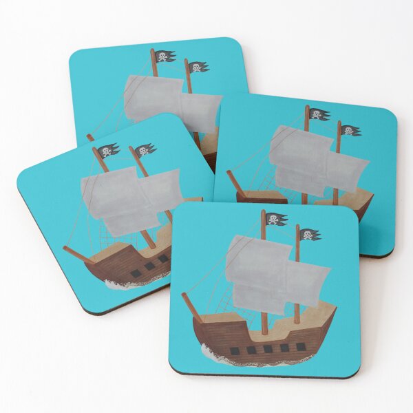 Item preview, Pirate Ship Illustration designed and sold by JessouArt.