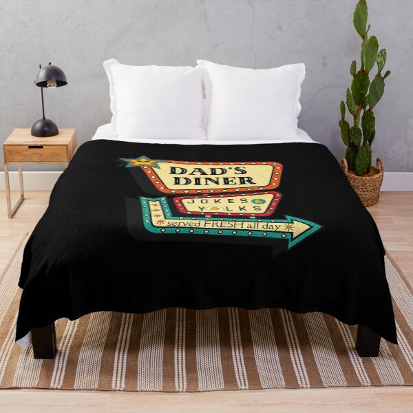 Item preview, Retro Dad's Diner Jokes and Yolks Funny Neon Sign designed and sold by SunandShade.