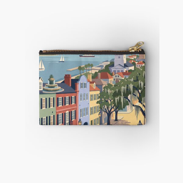 Item preview, Charleston South Carolina Vintage Travel Poster designed and sold by Bomax121.