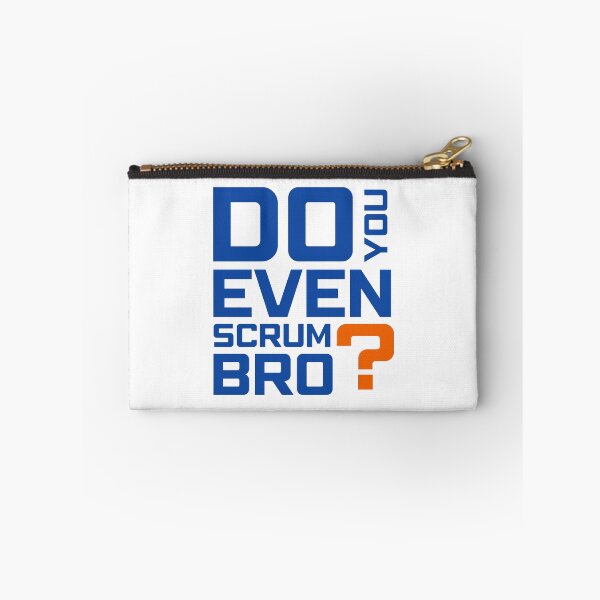 Item preview, Funny Scrum Master - Do You Even Scrum Bro Agile Tech - Blue and Orange Edition designed and sold by 3hornCreations.