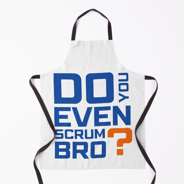 Item preview, Funny Scrum Master - Do You Even Scrum Bro Agile Tech - Blue and Orange Edition designed and sold by 3hornCreations.