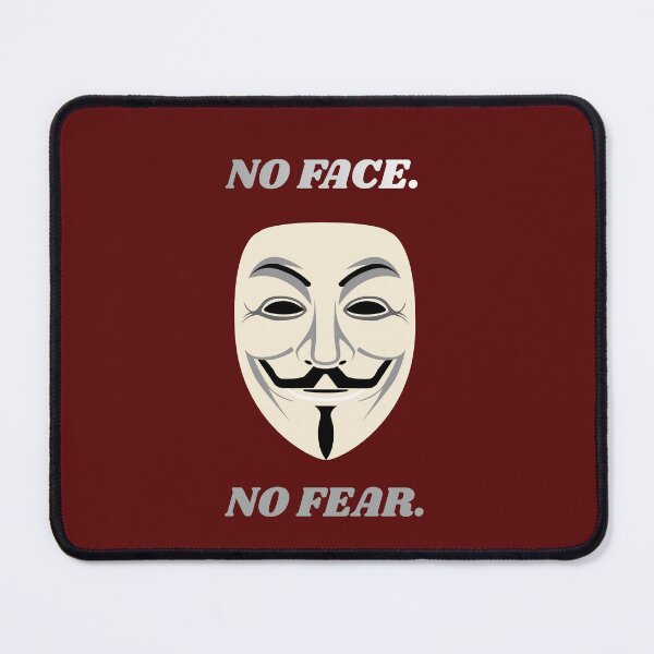 Item preview, No Face No Fear Mask Design designed and sold by MIAMwits.