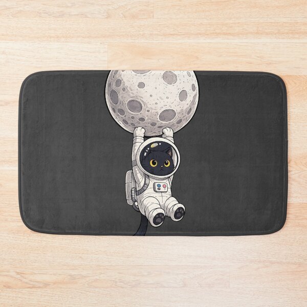 Item preview, Astronaut cat with moon. designed and sold by DreamCloths12.
