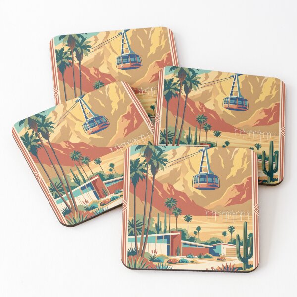 Item preview, Palm Springs California Vintage Travel Poster designed and sold by Bomax121.