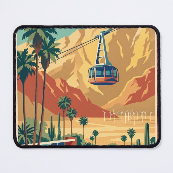 Item preview, Palm Springs California Vintage Travel Poster designed and sold by Bomax121.