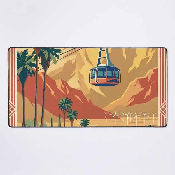 Item preview, Palm Springs California Vintage Travel Poster designed and sold by Bomax121.
