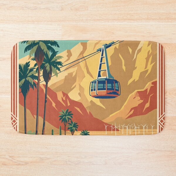 Item preview, Palm Springs California Vintage Travel Poster designed and sold by Bomax121.
