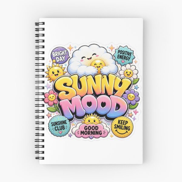 Item preview, Sunny Mood – Happy Pixel Cloud Sticker | Cute Kawaii Sunshine Graffiti Vinyl Decal designed and sold by Stylestickers55.
