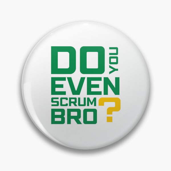 Item preview, Funny Scrum Master - Do You Even Scrum Bro Agile Tech - Green and Yellow Edition designed and sold by 3hornCreations.