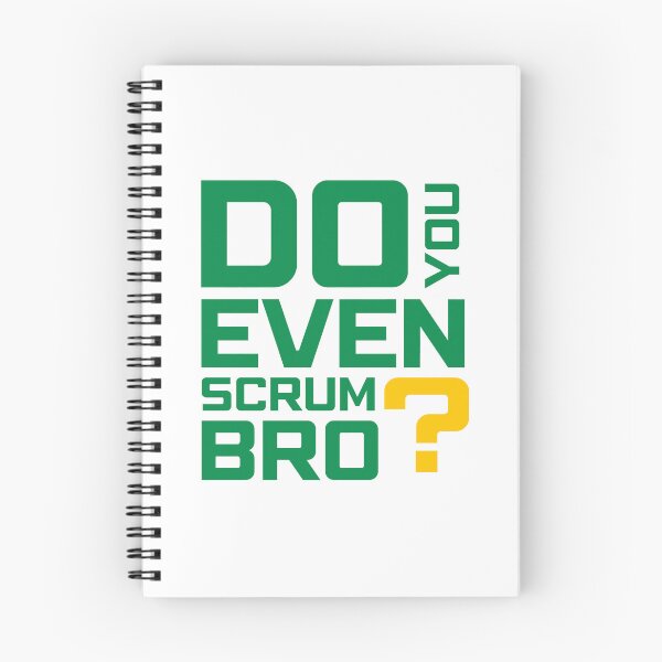Item preview, Funny Scrum Master - Do You Even Scrum Bro Agile Tech - Green and Yellow Edition designed and sold by 3hornCreations.