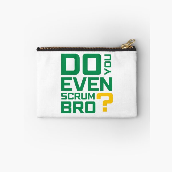 Item preview, Funny Scrum Master - Do You Even Scrum Bro Agile Tech - Green and Yellow Edition designed and sold by 3hornCreations.