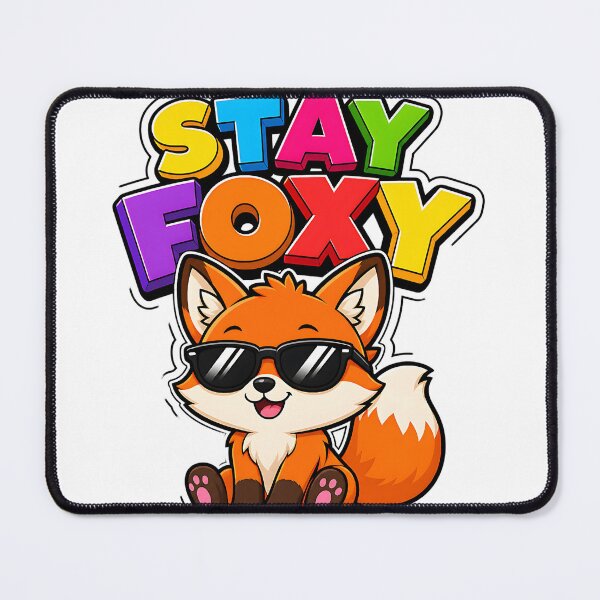 Item preview, Stay Foxy Cool Fox with Sunglasses Kawaii designed and sold by BoosterShop.