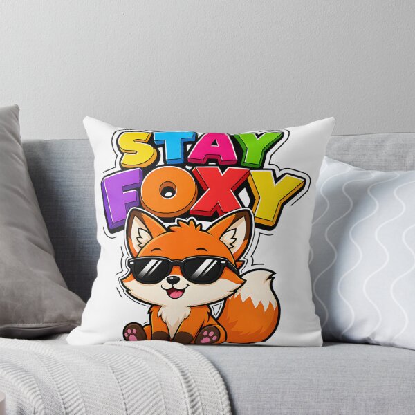 Item preview, Stay Foxy Cool Fox with Sunglasses Kawaii designed and sold by BoosterShop.