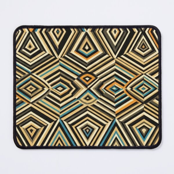 Item preview, Optical Illusion Geometric Lattice - Abstract Op Art Pattern designed and sold by Dzblack.