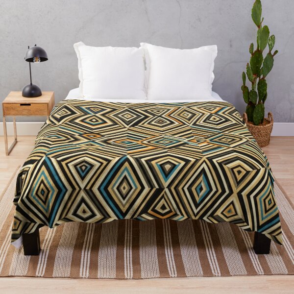Item preview, Optical Illusion Geometric Lattice - Abstract Op Art Pattern designed and sold by Dzblack.