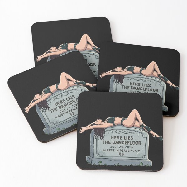 Item preview, CHARLI XCX The Dancefloor Is Dead. RIP ~ Music, Fashion, Film ~ Rock Music designed and sold by TheLastGarden.