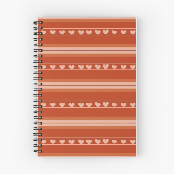 Item preview, Dark Orange & Orange Hearts in Stripes designed and sold by KSimpson838.