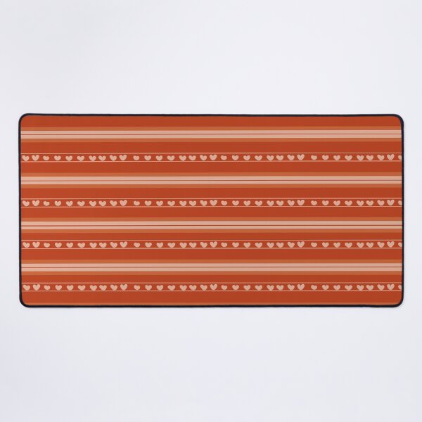 Item preview, Dark Orange & Orange Hearts in Stripes designed and sold by KSimpson838.