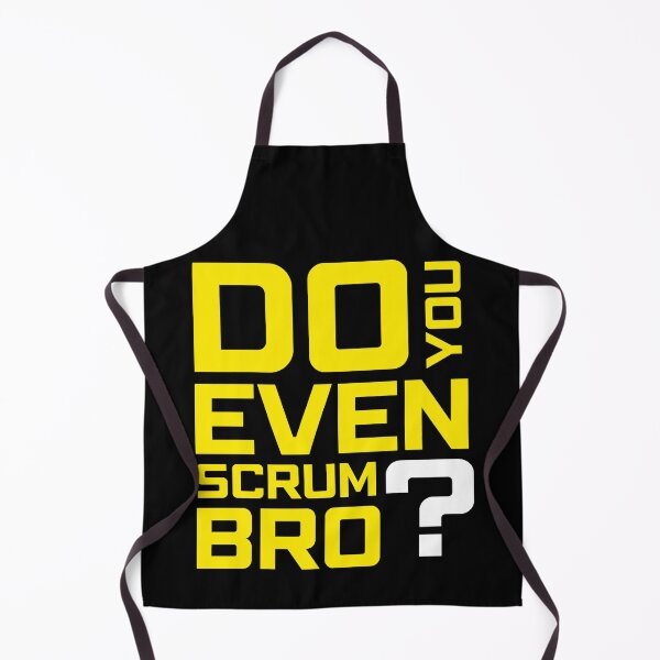 Item preview, Funny Scrum Master - Do You Even Scrum Bro Agile Tech - Yellow and White Edition designed and sold by 3hornCreations.