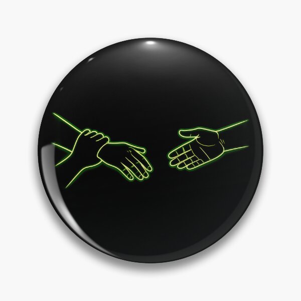 Item preview, Minimalist NLP Handshake Interrupt Pattern Break Neon Art designed and sold by PERSPECTIVERED.
