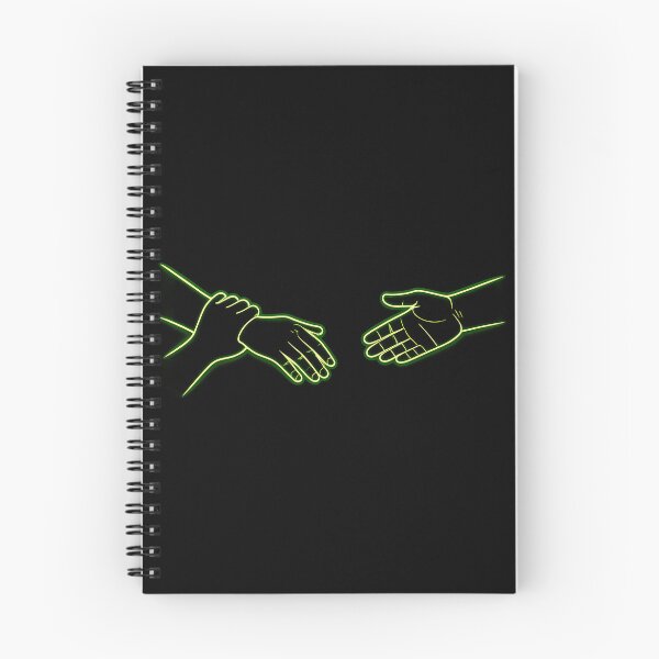 Item preview, Minimalist NLP Handshake Interrupt Pattern Break Neon Art designed and sold by PERSPECTIVERED.